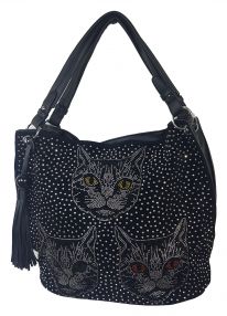 Beutel Handtasche Beuteltasche Katzen