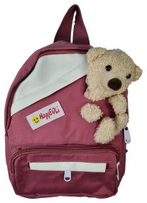 Kinder Rucksack Teddybär Altrosa