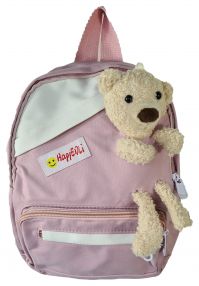 Kinder Rucksack Teddybär Rosa