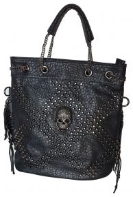 Bucket Handtasche Skull Totenkopf 3D