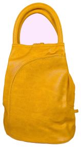 Designer Rucksack Handtasche Elegance Sonnengelb