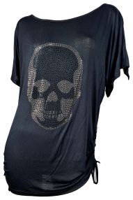 T-Shirt Skull Totenkopf Schwarz Cool