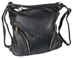 Rucksack Handtasche Elegant Schwarz-Gold