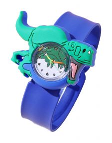 Kinder Armbanduhr Dinosaurier Dunkelblau