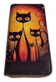 Damen Geldbeutel Katzen