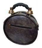 Designer Handtasche mit echter Uhr Schwarz