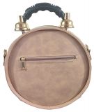 Designer Handtasche mit echter Uhr Beige