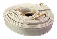 Designer Handtasche mit echter Uhr Beige