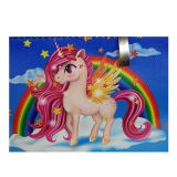 Kinder Einhorn Handtasche Blau