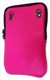 Echt Leder Handytasche Neonpink