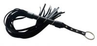 Elegante Peitsche Flogger mit echtem Strass