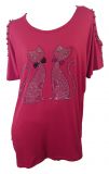 T-Shirt Siam Katzen Pink