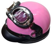 Designer Handtasche Motorradhelm Pink