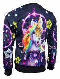 Kinder Sweatshirt Zauber Einhorn 3D-Effekt