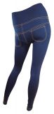 Leggings Jeans Dunkelblau Jeggings High Waist