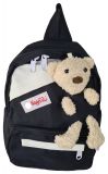 Kinder Rucksack Teddybär Schwarz