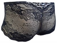 Panty Leopard aus Spitze