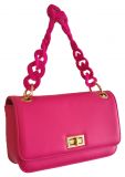 Handtasche Neonpink Clutch - Abendtasche