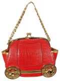 Elegante Abendhandtasche Rote Kutsche