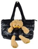 Designer Handtasche Teddy Schwarz