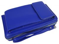 Handytasche Geldbeutel Kombination Modefarbe blau