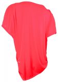 T-Shirt Eule Neon-Pink