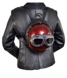 Designer Handtasche Motorradhelm Grün