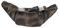 Echt Leder Gürteltasche Bauchtasche Skull Totenkopf Solo Schwarzbraun