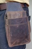 Bayrisches Echt Leder Holster Gürteltasche für Kellner Geldbeutel Oktoberfest