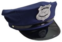Polizeimütze American Style Blau