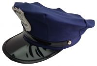 Polizeimütze American Style Blau