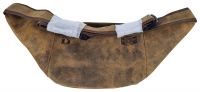 Echt Leder Gürteltasche Bauchtasche Jäger - Schützenverein Gewehr
