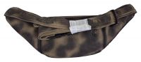 Echt Leder Gürteltasche Bauchtasche Skull Fly Totenkopf Schwarzbraun