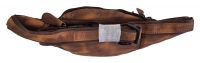 Echt Leder Gürteltasche Bauchtasche Motorrad Braun