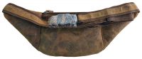 Echt Leder Gürteltasche Bauchtasche Pferd - Reiter Reitsport
