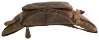 Echt Leder Gürteltasche Bauchtasche Pferd - Reiter Reitsport