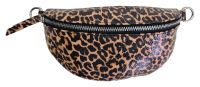 Echt Leder Gürteltasche Leopard Elegance - Bauchtasche Hüfttasche