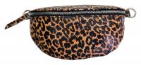 Echt Leder Gürteltasche Leopard Elegance - Bauchtasche Hüfttasche