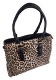 Trapez Handtasche Leopard