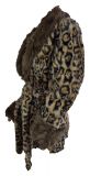 Designer Kunstpelz Jacke Leopard - kuschelig weich und warm