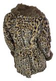 Designer Kunstpelz Jacke Leopard - kuschelig weich und warm