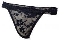 Zauberhaft süße Stringtangas mit Spitze - 12-Stück-Paket verschiedenfarbig sortiert