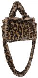 Kunstpelz Handtasche Leopard