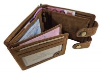 Echt Leder Herren Geldbeutel Traktor Rustikal mit Kette - Landwirtschaft