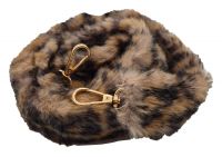 Großzügige Kunstpelz Fell Shoppertasche Leopard