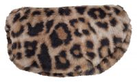 Kunstpelz Fell Gürteltasche Leopard - Bauchtasche Hüfttasche Crossover