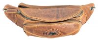 Echt Leder Gürteltasche Bauchtasche Stier