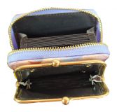 Damen Geldbeutel Kartenetui Kombination Dackel - Hund