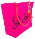 Strandtasche Urlaubstasche Brazil Neonpink