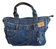 Top Shopper Handtasche Echte Jeans Cool - auch perfekt auf Reisen